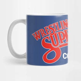 LJN Vintage 80's Wrestling At the Coliseum Logo Mug